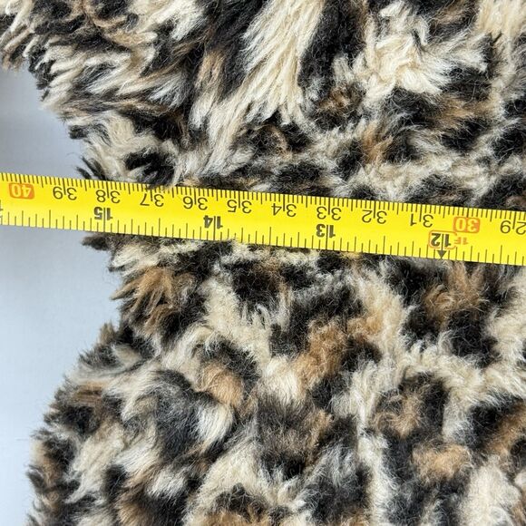Rothschild Girl’s Leopard Print Faux Fur Jacket Coat, Size M 5/6 - Picture 15 of 16